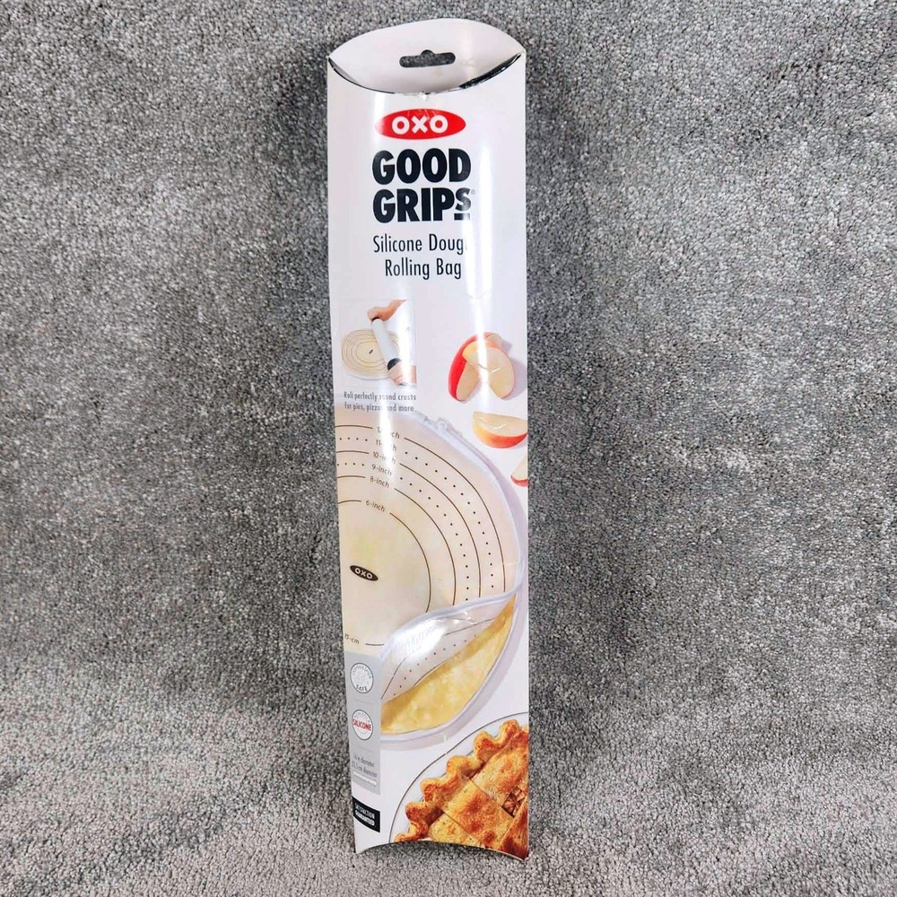 OXO Good Grips Dough Rolling Bag White Silicone 14 Inch Non-Stick